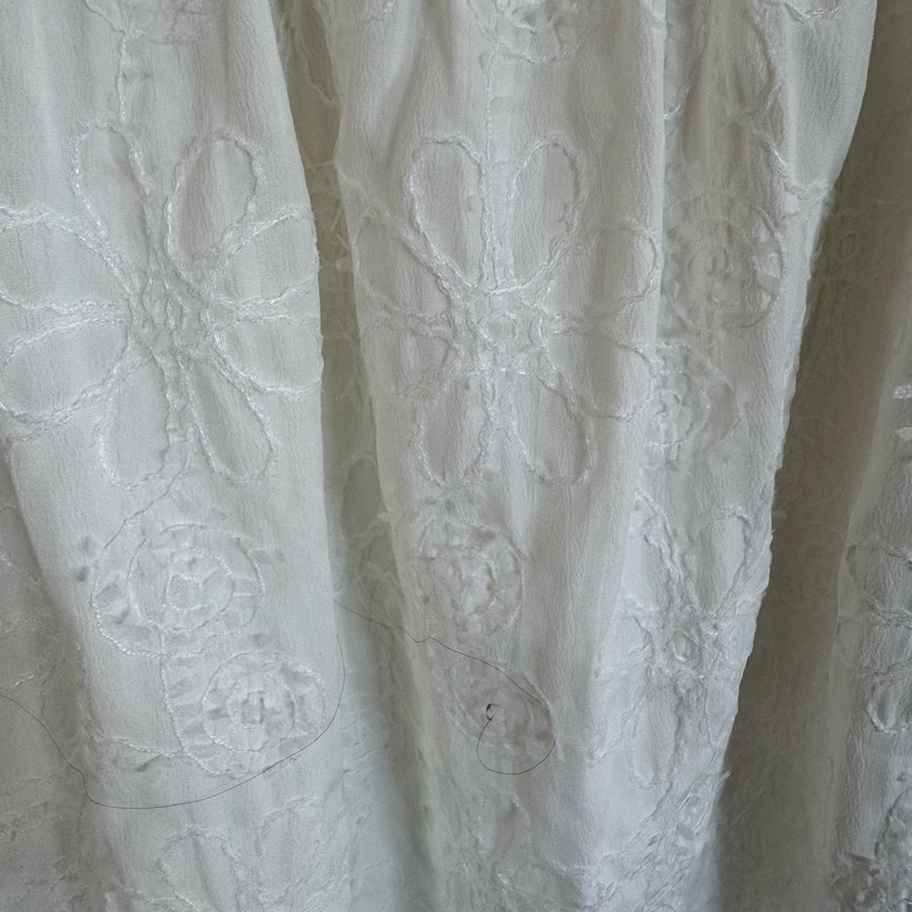 NWT Princes‎ Polly Seasons of Love strapless white mini dress size US 8 - Picture 3 of 11